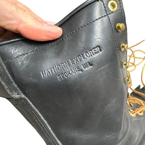 White’s Hathorn Boots Explorer Smoke Chaser Jumper Logger Mens Work Boots 10 D?? - Picture 6 of 8
